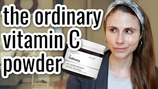 The Ordinary vitamin C powder review Dr Dray [upl. by Maillil876]