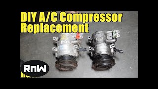 How to Remove and Replace an AC Compressor  High Detail [upl. by Anyak]