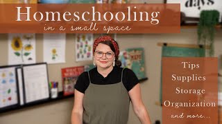 How We Homeschool in a Small Space Full Tour [upl. by Beebe451]