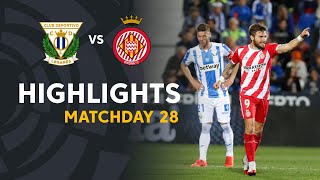 Highlights CD Leganes vs Girona FC 02 [upl. by Airdni]