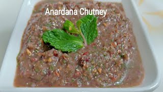 Anardana chutney recipe  अनारदाना पुदीना चटनी [upl. by Mikel]