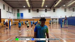 VFUM U19B vs MISFITS  Men Div 2 Set 3  10 Mar 2024 [upl. by Nakeber]