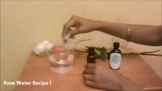 How to make Rose Water Two Quick Recipes [upl. by Leona]