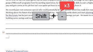 Save time inserting lines in Word with these keyboard shortcuts [upl. by Asnarepse]