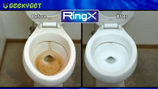 Ring X Pumice Stone Toilet Bowl Cleaner [upl. by Ilocin306]