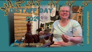 A Pithy Vlog  Spinning Silk on Distaff Day [upl. by Nawed]