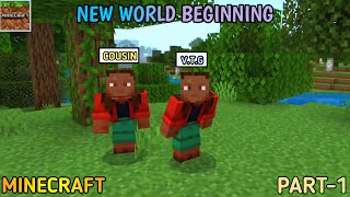 New beginning 😍Minecraft coop part  1 gameplayOn vtg [upl. by Alyam817]