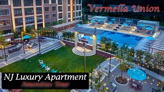 PART 1 NJ LUXURY APARTMENT TOUR so many AMENITIES  VERMELLA UNION COMPLEX [upl. by Ettari46]