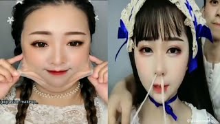 Crazy asian makeup transformationasian makeup removing compilation instagram 2020 [upl. by Yeh]