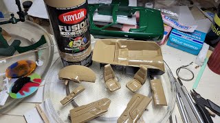 Krylon Fusion Satin Khaki spray paint test [upl. by Mckenna382]