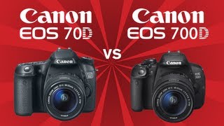 Canon 70D vs Canon 700D Rebel T5i [upl. by Shinberg682]