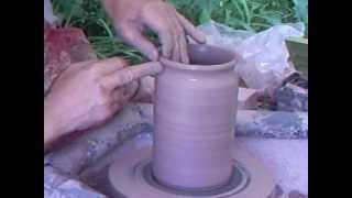 SIMON LEACH POTTERY  How to make a storage jars [upl. by Alegnave307]