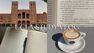 UCLA STUDY VLOG  double major being productive amp social life [upl. by Nivrem]