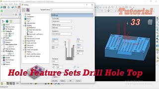 Autodesk Powermill 2017 Drilling toolpath tutorials Powermill 2017 tutorials [upl. by Naitsirhc23]