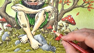 Coloring Mythomorphia with Prismacolor Colored Pencils [upl. by Stuart]