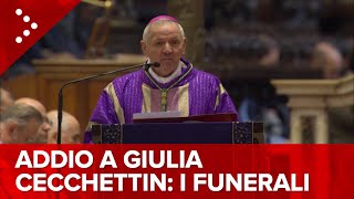 LIVE Funerali Giulia Cecchettin il segnale da dentro la chiesa diretta video [upl. by Ahsikahs918]