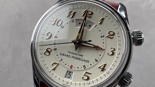 GirardPerregaux Traveller II GMT Alarm 49400011817 GirardPerregaux Watch Review [upl. by Ramraj279]