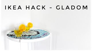 IKEA HACK GLADOMMESA MOSAICO [upl. by Allemat835]