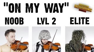 PUBG Mobile Noob to Elite “On My Way” Cover  Alan Walker [upl. by Kreitman]