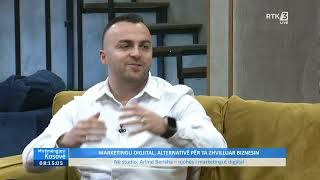 Arlind Berisha  njohës i marketingut digjital  Mirëmëngjesi Kosovë 14032024 [upl. by Coster]