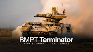 BMPT Terminator  Tank Support Combat Vehicle [upl. by Abehshtab45]