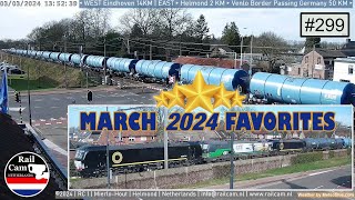 Railcam March 2024 Favorites 299 [upl. by Riddle]