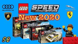 Lego Speed Champions 2020 Official Set IMAGES [upl. by Nahpets]