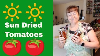 Homemade Sun Dried Tomatoes in Oil Recipe [upl. by Diarmuid]