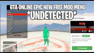 THE BEST NEW FREE MOD MENU IN GTA ONLINE UNDETECTED [upl. by Emelda251]