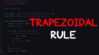 431 Trapezoidal Rule Implementation  Coding Tutorial  Numerical Methods [upl. by Reiter118]