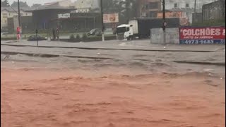 Cidade de São Paulo e ABC estão Inundadas [upl. by Iteerp]