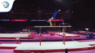 Nikita NAGORNYY RUS  2018 Artistic Gymnastics Europeans qualification parallel bars [upl. by Ran]