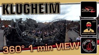 360° Phantasialand a one minute view of Klugheim Taron amp Raik VR Experience 360 video [upl. by Eniluqcaj]