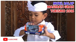 Keren Unboxing Diecast Maseraty Gran Turismo th 2016 [upl. by Eanat]