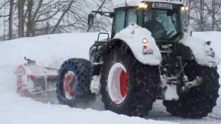 Marjollet TP  Déneigement  Fendt snow removal [upl. by Aniaz78]