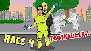 Footballer 1  RACE 4 Formerly Wacky RacesMan Utd vs Man City 12 and more [upl. by Lemej]