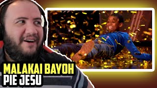 INCREDIBLE 13YEAROLD Malakai Bayoh sings Pie Jesu SHOCKS ALL Britains Got Talent 2023 Reaction [upl. by Chiang]