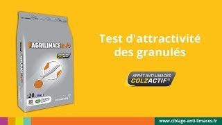 AGRILIMACE EVO  test dattractivité des granulés antilimaces [upl. by Telrats322]