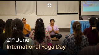 International Yoga Day  Collabera GTC [upl. by Garmaise]