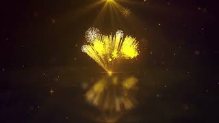 Happy new year fireworks animation background  Newyear fireworks Particular animation 4K Video Free [upl. by Yllus]