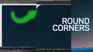 How to Round Corners in Photoshop 2023 [upl. by Mallin]