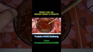 RESEP CHILI OIL MUDAH HEMAT amp PRAKTIS shorts chilioil boncabe minyakgoreng food makanan [upl. by Anaela]