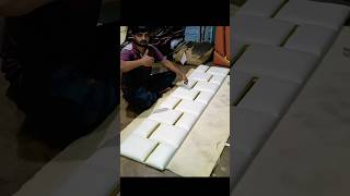 How to make bed headboard design  headboard design for bed wood shorts viralvideo [upl. by Darline131]