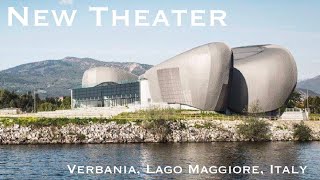 New Theater in Verbania Lago Maggiore Italy  Architecture [upl. by Drofiar29]