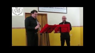 Rossini G  La Danza quotTarantellaquot Antonio Arietano  Gaetano Falzarano  Clarinetti Josef Okinawa [upl. by Ulberto]