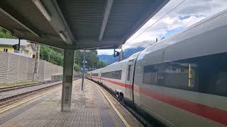 Durchfahrt des InterCityExpress 115 quotWörtherseequot am 13072024 in Bad Gastein [upl. by Ehlke]