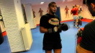 Morad Salhi in voorbereiding voor FightNight 19 maart 2011  Buy2fightcom [upl. by English]