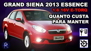 GRAND SIENA 2013 essence 16 etorq  QUANTO CUSTA para manter [upl. by Tine743]