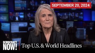 Top US amp World Headlines — September 20 2024 [upl. by Nagap246]