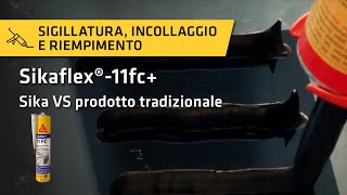 Sikaflex®11fc  Sigillanti a confronto Sika VS prodotto tradizionale [upl. by Ardnohsal]